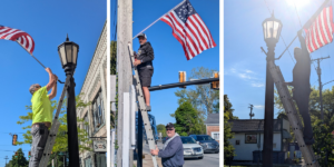 Flags on Liberty volunteers prepare for another season in Vermilion