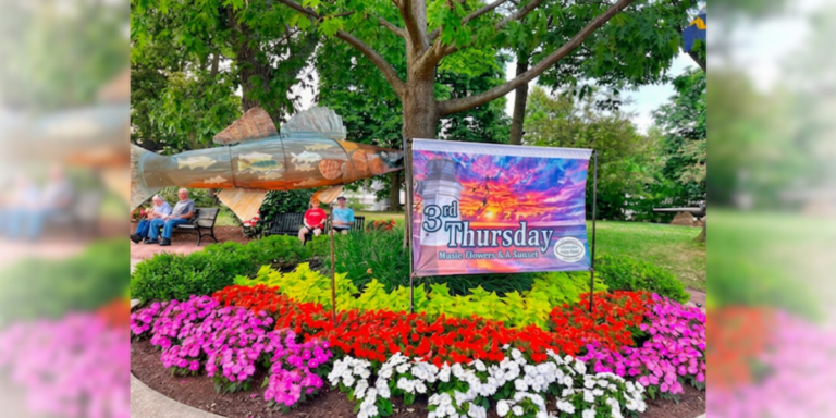 What is 3rd Thursday Music, Flowers and a Sunset?