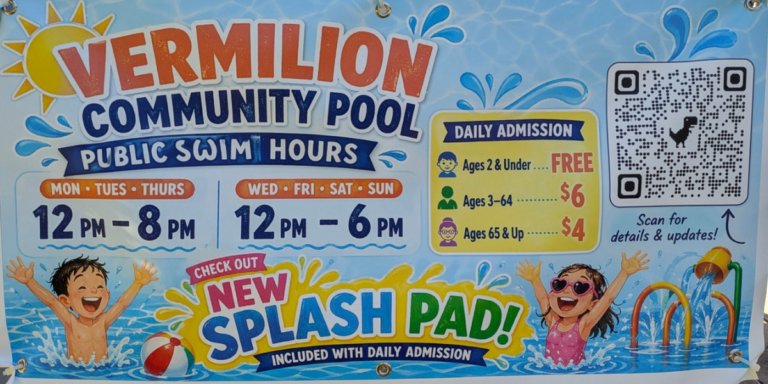 New splash pad opens at Vermilion Community Pool