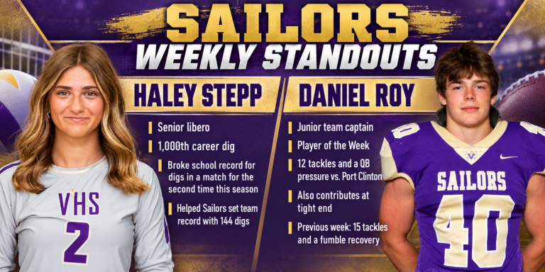 Sailors recognize two standout athletes